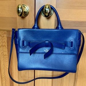 Kate Spade blue bag with Ribbon